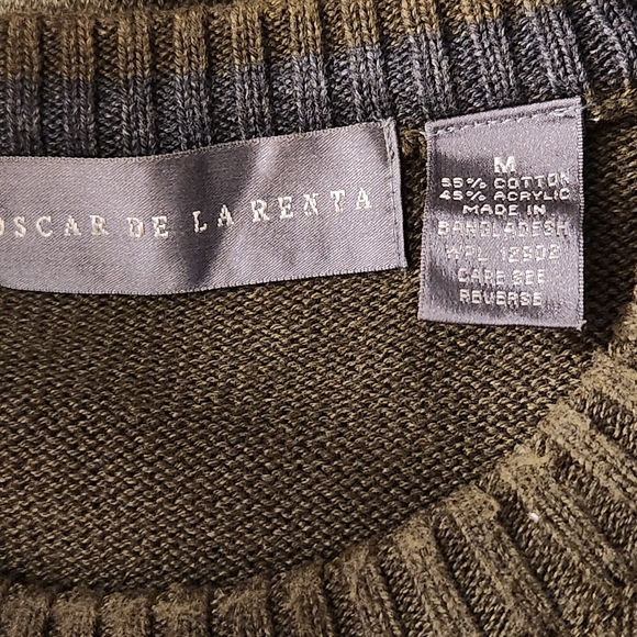 OSCAR DE LA RENTA  LUXURY MEN'S SWEATER  SIZE M - Picture 13 of 17